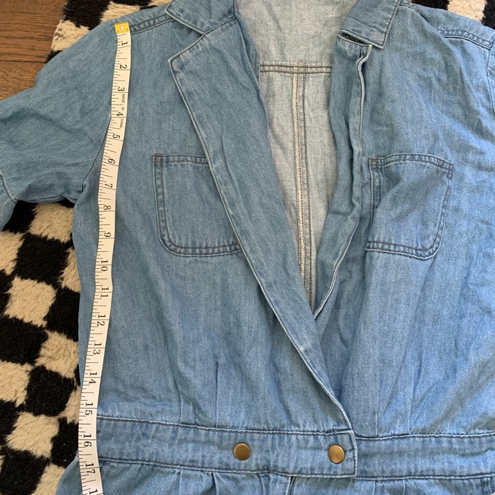VINTAGE DENIM ROMPER - Picture 7 of 7